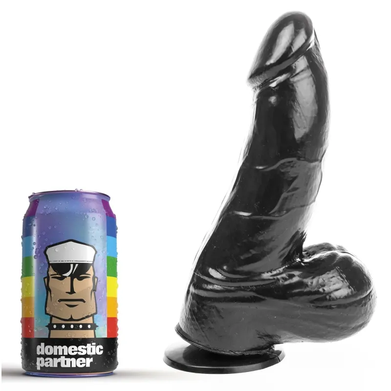 Domestic Partner Gode DP83B Grenadier Noir M 15 x 6.5cm